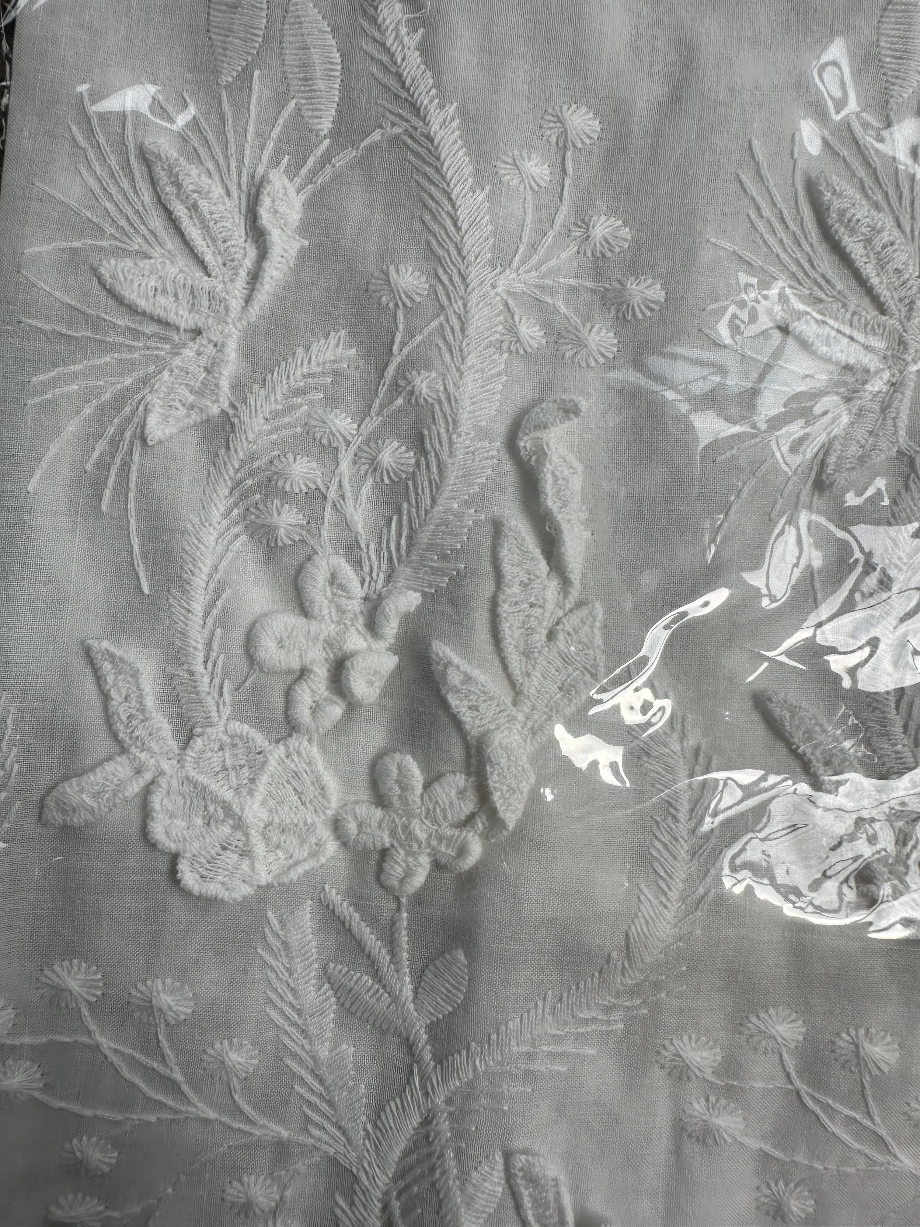 Three-Dimensional Embroidered Product with Unique Dimensional Feature