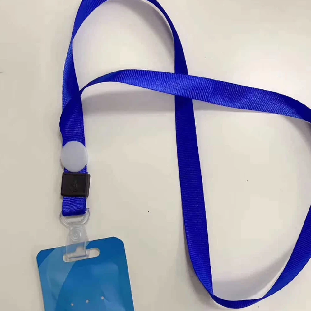 Hot selling quality Nylon 1.5cm width clo2 chlorine dioxide tablets air sterilizer card holder lanyard