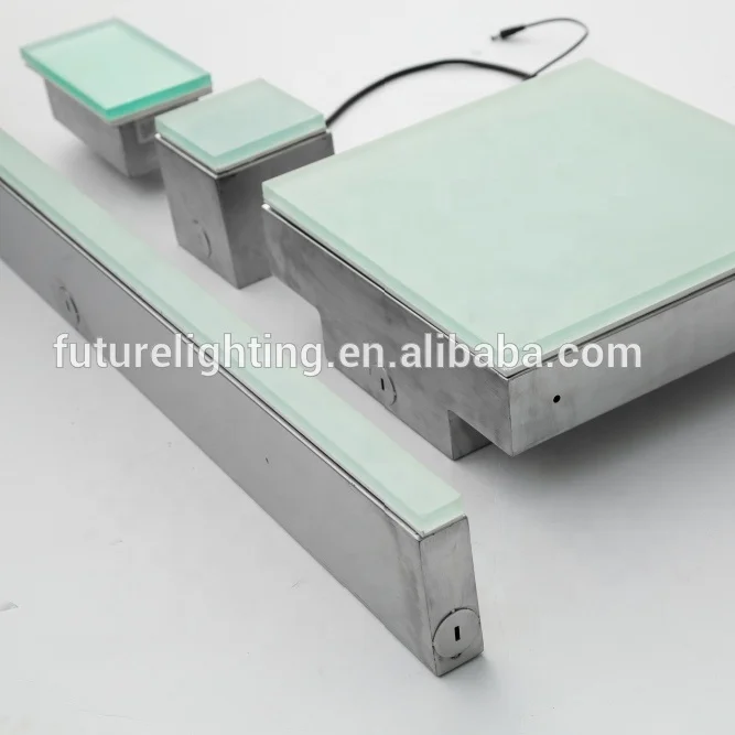 
waterproof led floor tile light 10x10 colored tiles underground led light tile 