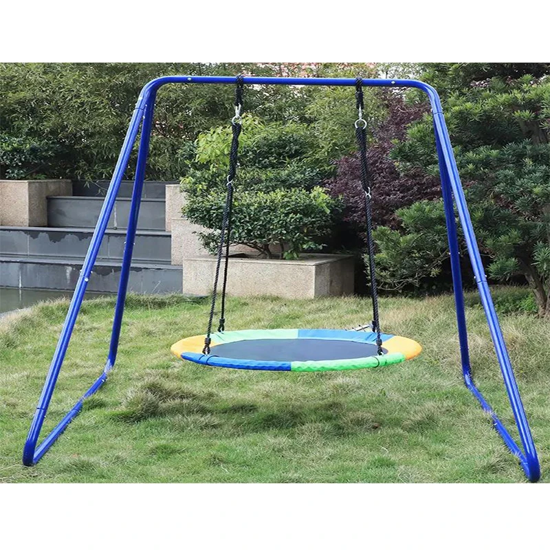 Children Outdoor Galvanized Steel Metal Swing for Amusement Park (QTL-3701)