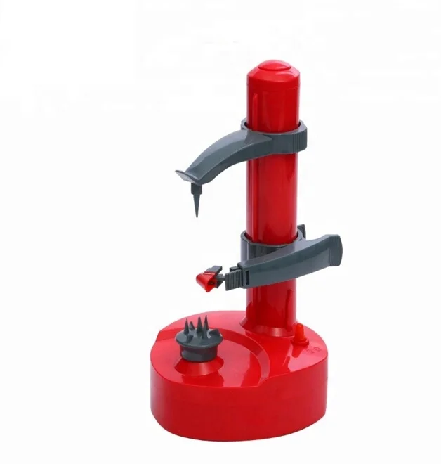 Automatic Electric Potato Peelers & Fruit/Vegetable Cutter Steel ABS Kitchen Tools Rotating Apple Peeler Kitchen Peeling Machine