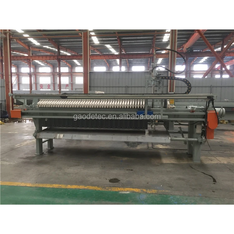 Hot Selling waste water filter press Automatic membrane filter press machine for gold tailing