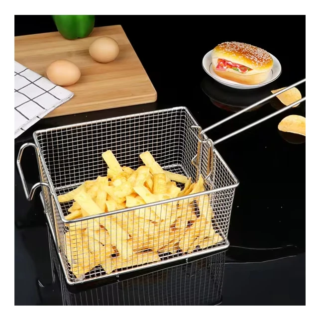 Commercial Fryer Basket Supplier Non-slip Heat Resistant Deep-fried Food Commercial Fryer Basket Supplier