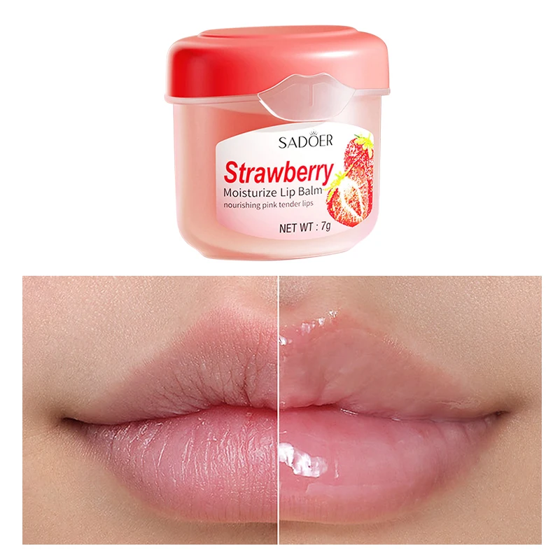 Wholesale  3 Flavors Organic Fruit Lip Care Scrub Custom Logo Vegan Vanilla Strawberry 2 In 1 Lip Scrub And Lip Balm