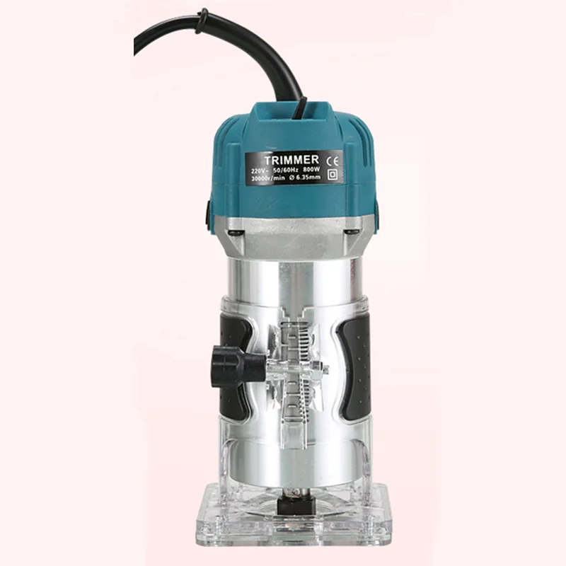 220V woodworking milling machine Electric woodworking planer manual CNC trimming machine Engraving slot trimming machine 3709