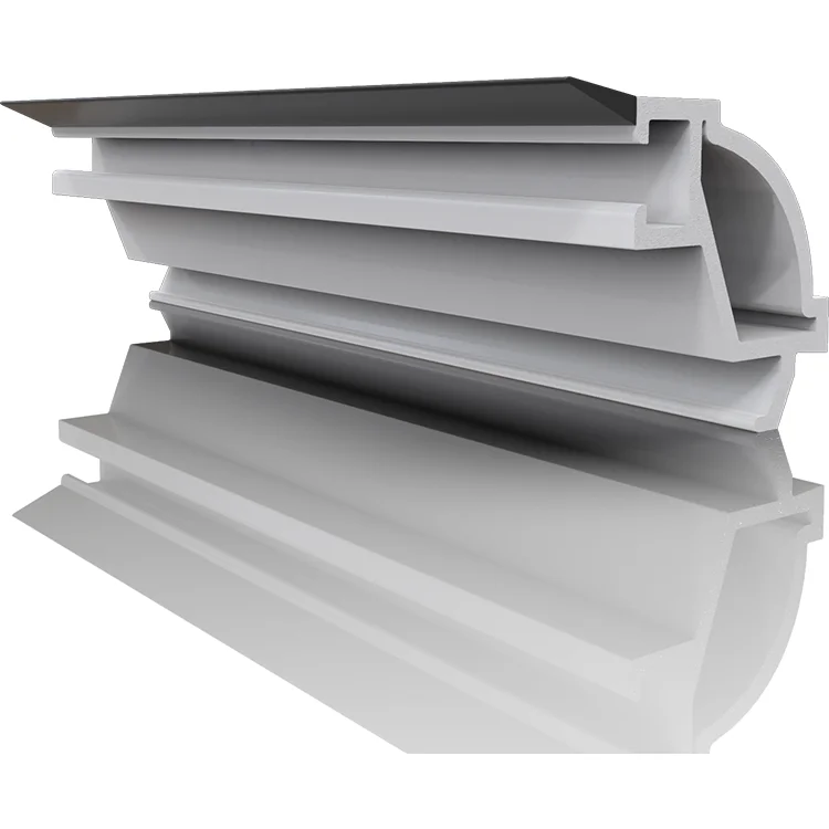 60# Rounded Series Upvc Window Profiles Plastic China Low Price Material Extrude Half Frame Plastic Extrusion Pvc Profile