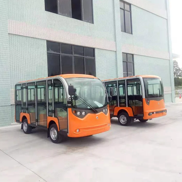 Brand new 2021 electric vintage car, equipped with an 11-seater / 72v battery-powered sightseeing car