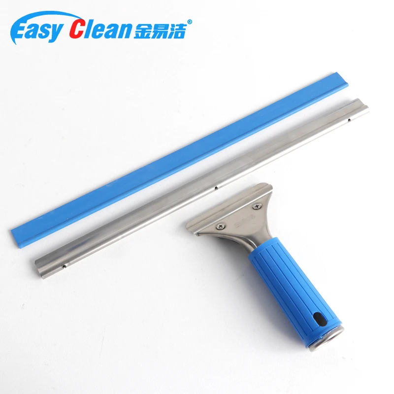 ECG All-Purpose Squeegee for car Window Shower Doors Shower Rubber Window Cleaning Plastic Rubber and Aluminum Replaceable
