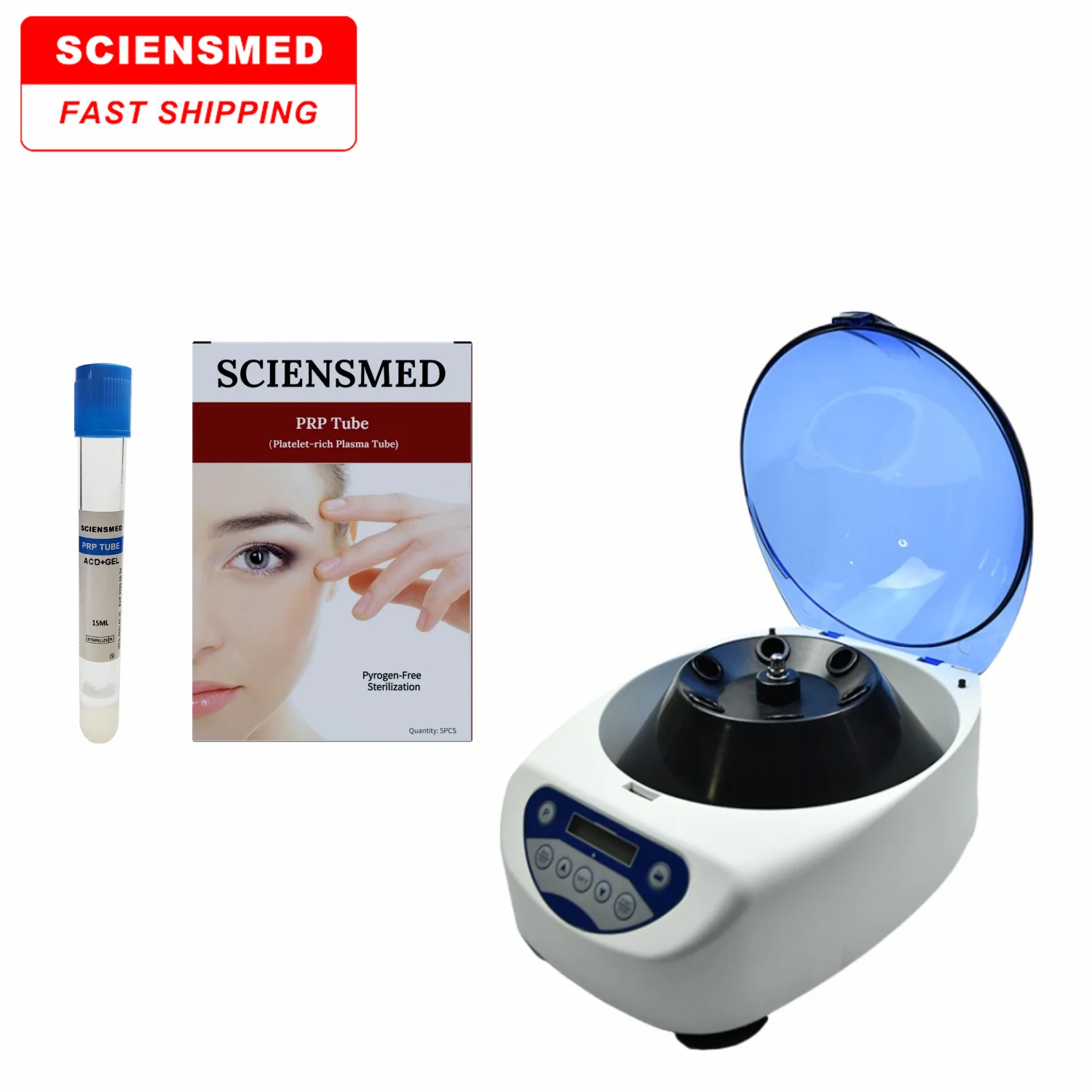 Prp therapy Centrifuge Plasma Centrifuge and Platelet Rich Plasma PRP Tube for cosmetic clinics