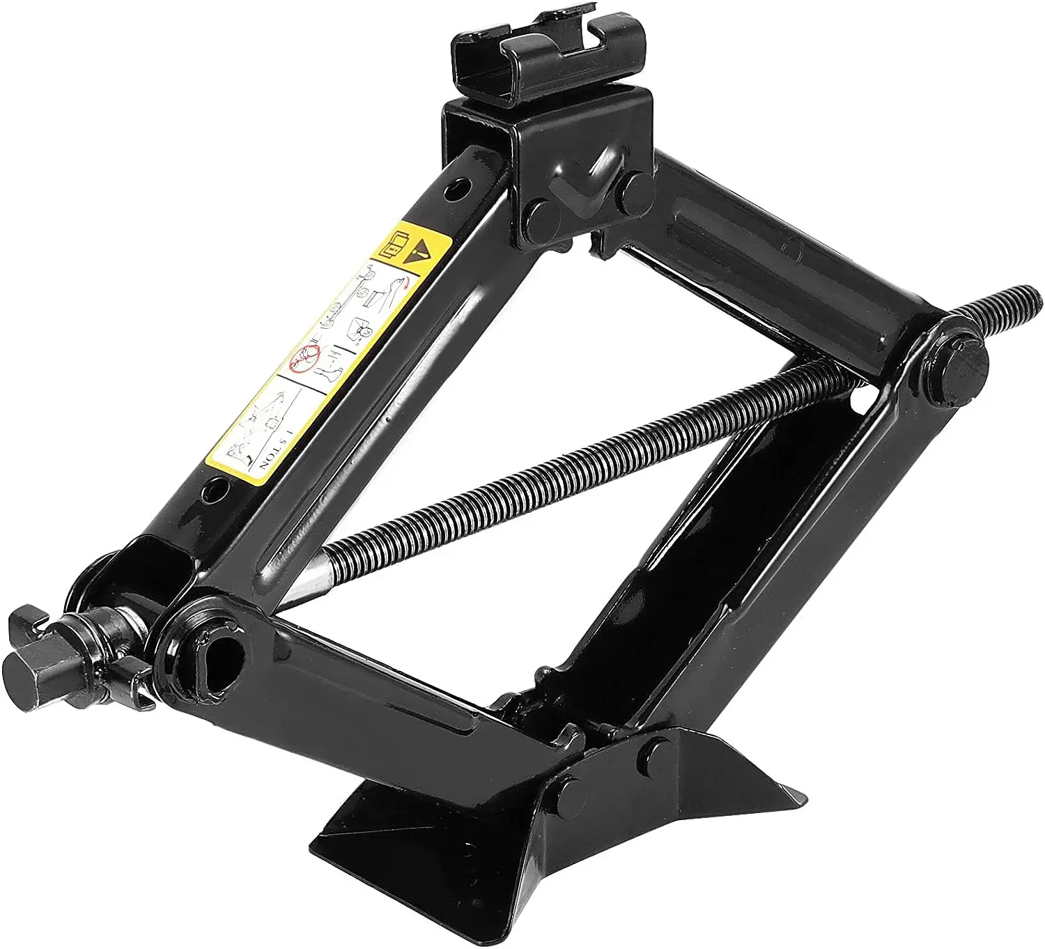 1.5 Tons 3307 Lbs Capacity Scissor Jack, Car Jack with 2 Ratchet Handles, Car Scissor Jack Lift for Wagon, Van, SUV, Truck, Max