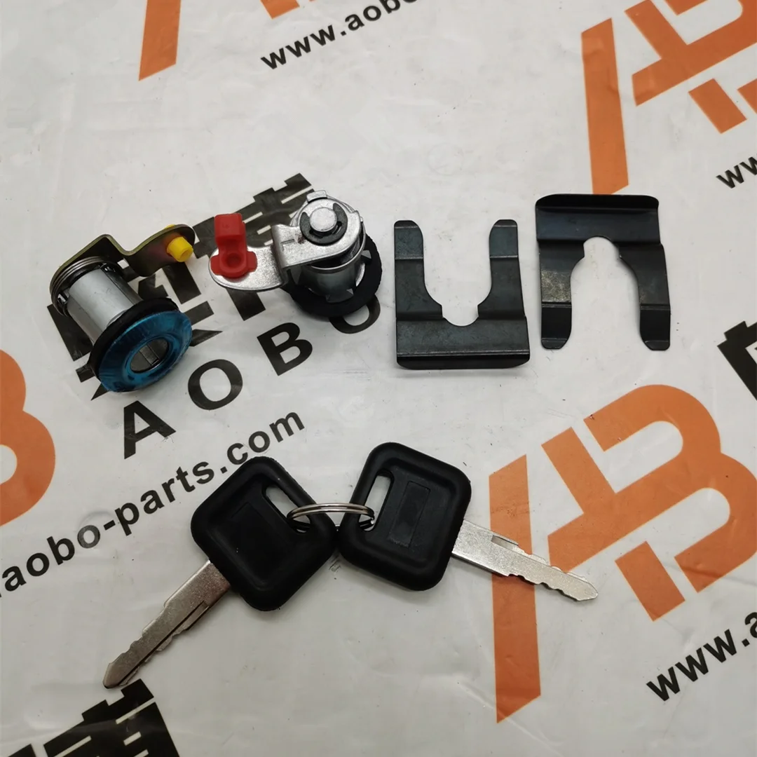 1-79138199-0 1-79138201-0 Car Lock Cylinder Set 1791381990 1791382010 Suitable for FRD 10PE1 6WF1