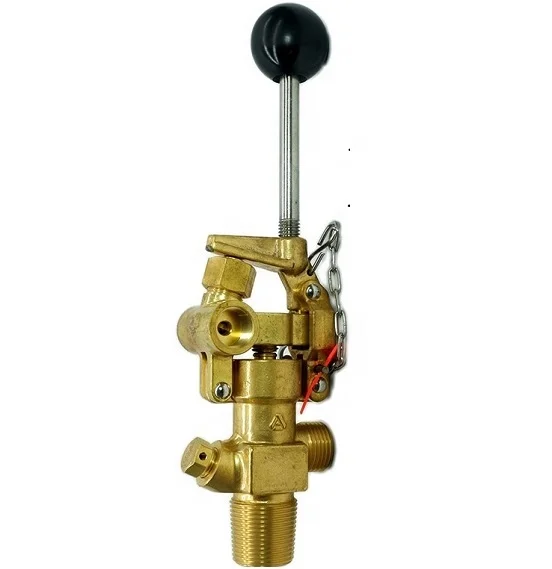 Factory customized professional manufacturing  high pressure co2 fire  extinguisher valve