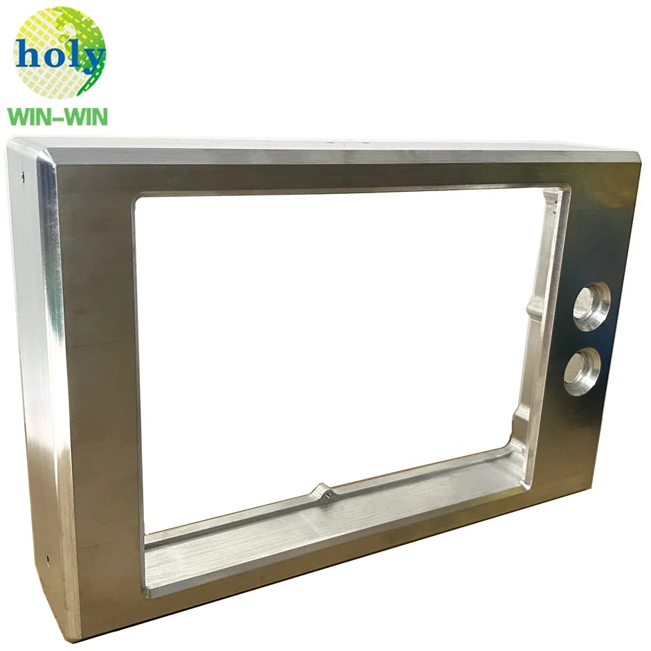 Custom Metal Aluminum Alloy LCD IP68 Submersible Front Panel Frame CNC Machined Parts Aluminum CNC Machining Precision Parts