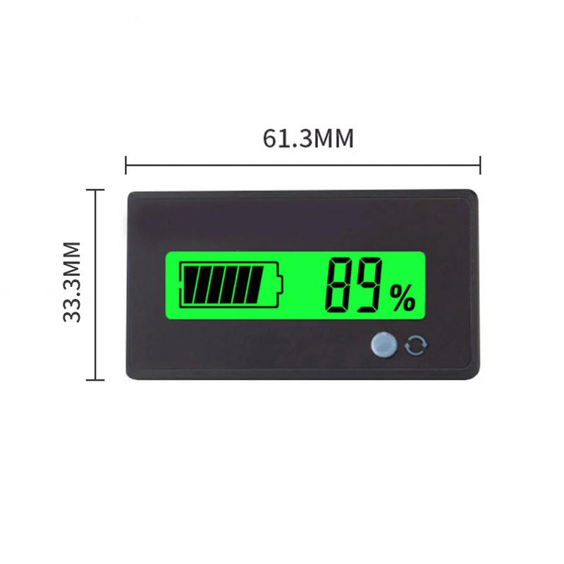 12-84v GY-6D отображения заряда батареи тестер водонепроницаемый устройство контроля уровня напряжения датчика Индикатор процент измеритель напряжения ЖК-дисплей