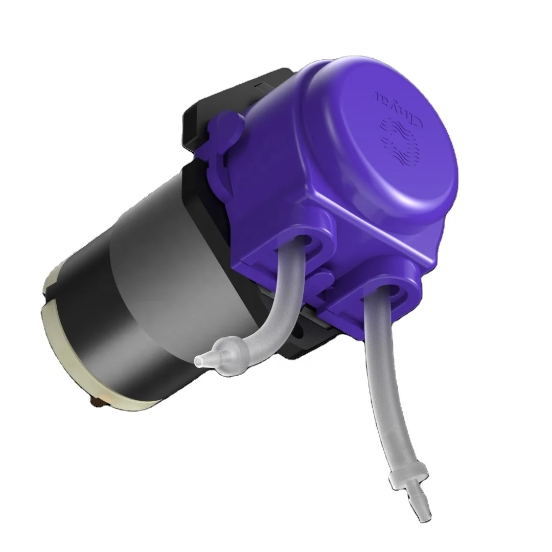 Cinyar AQA DC 6V 12V 24V Food Grade Hose PharMed BPT 50ml/min Micro Peristaltic Pump for Smart Home Aquarium Water Circulation