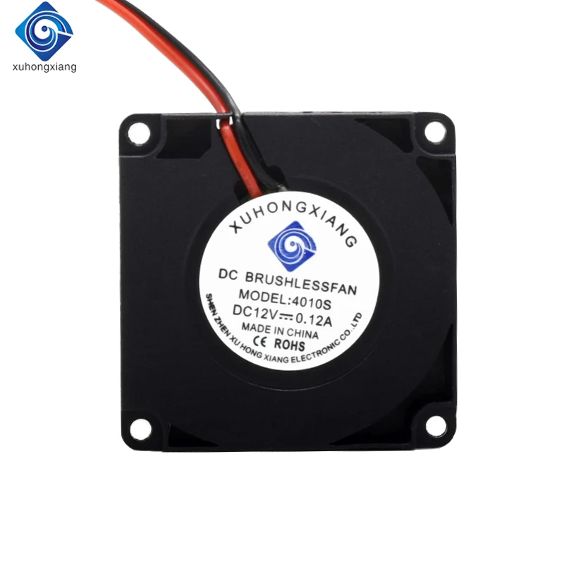 Xuhongxiang 40X40X10MM 4010 12 Volt DC Centrifugal Motor Micro Blower Fan