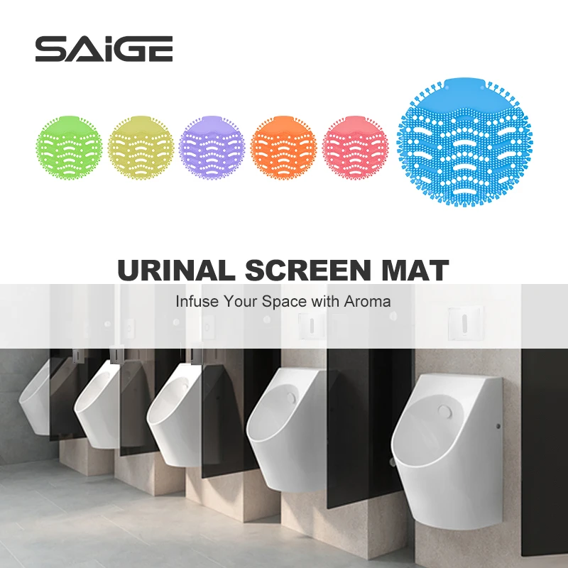 Toilet Scent Aire Urinal Deodorizer Screen Mats Long Bristle Anti Sp