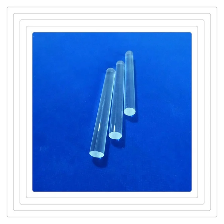 customized clear Various sizes of quartz glass rod light guide rod quartz rod