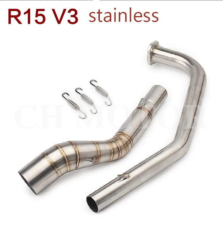 low price r15 v3 accessories Motorcycle body parts motorcycle exhaust muffler carbon