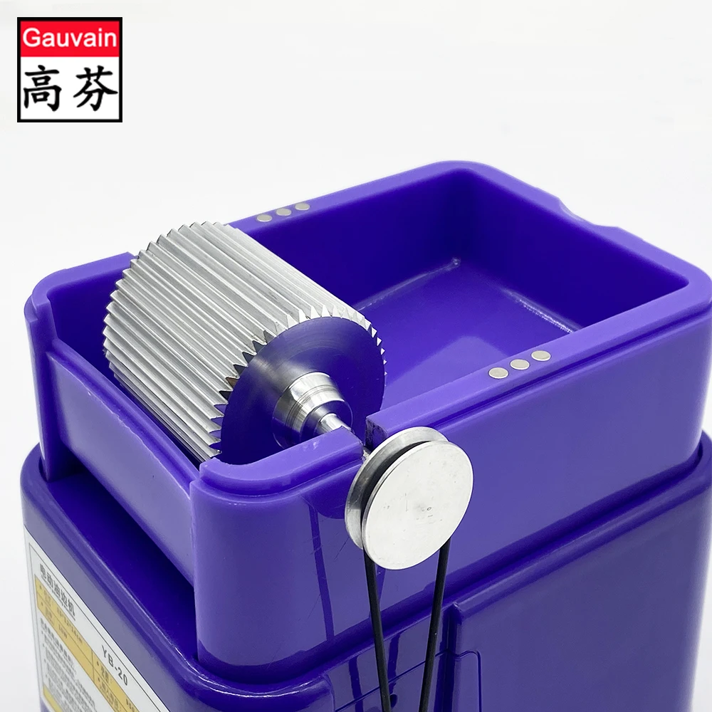 Electric adjustable speed large capacity leather edge dyeing machine leather PU PVC edge finishing painting machinery