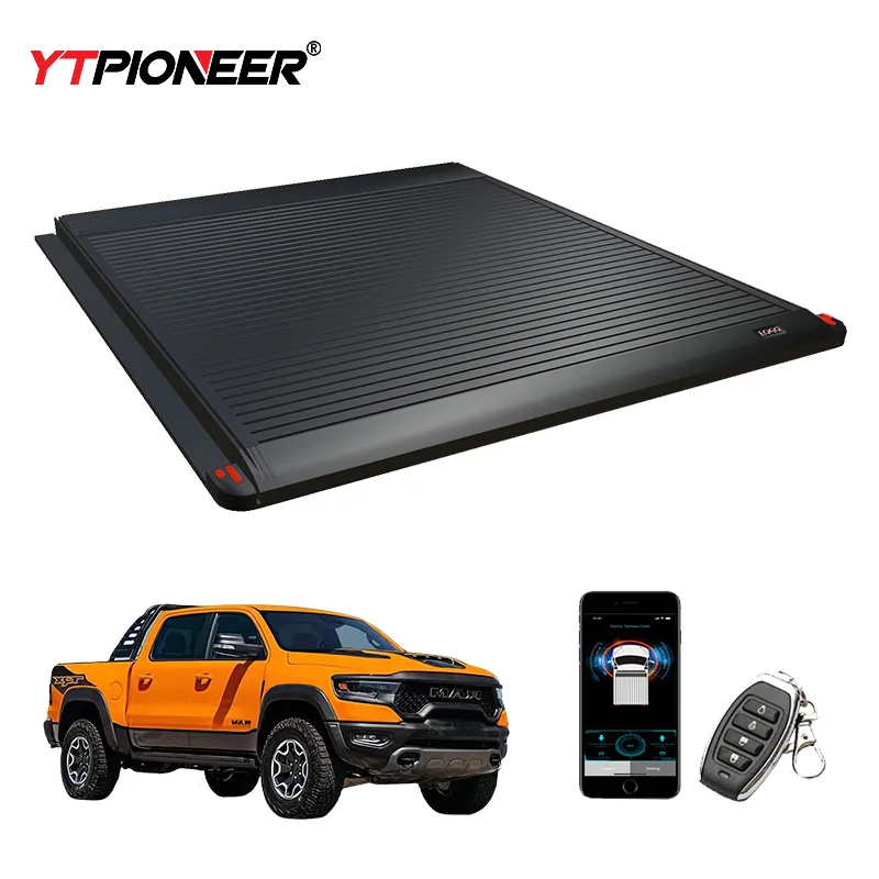 YTPIONEER High Quality Hard Bed Tonneau Cover Aluminum Alloy Roller Lid Barrel Cover For Dodge RAM 1500 2500 3500