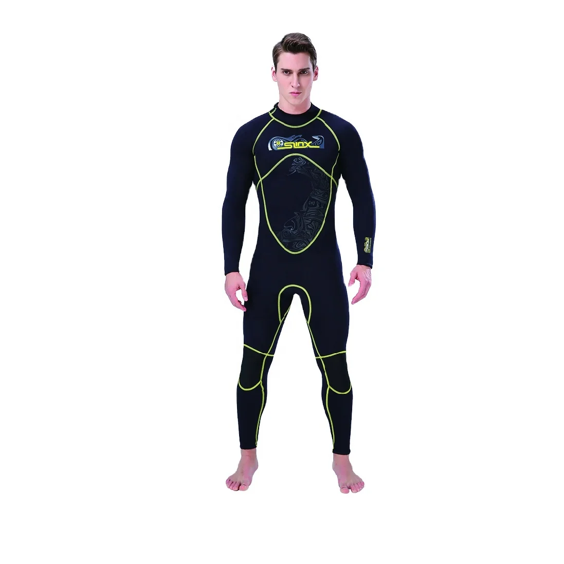 W1002 Quick-drying breathable surfing protection comfortable swimming diving sport 3MM triathlon wetsuit