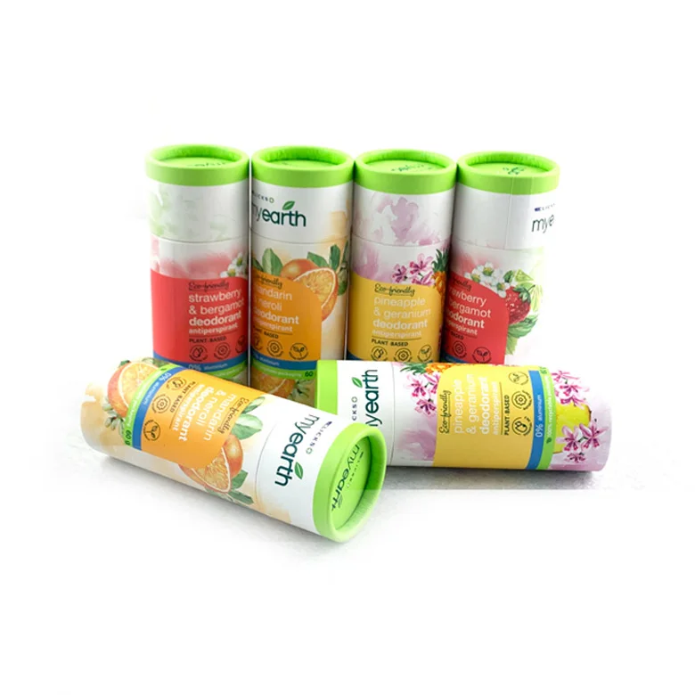 Custom twisted push up paper lipstick tube packaging