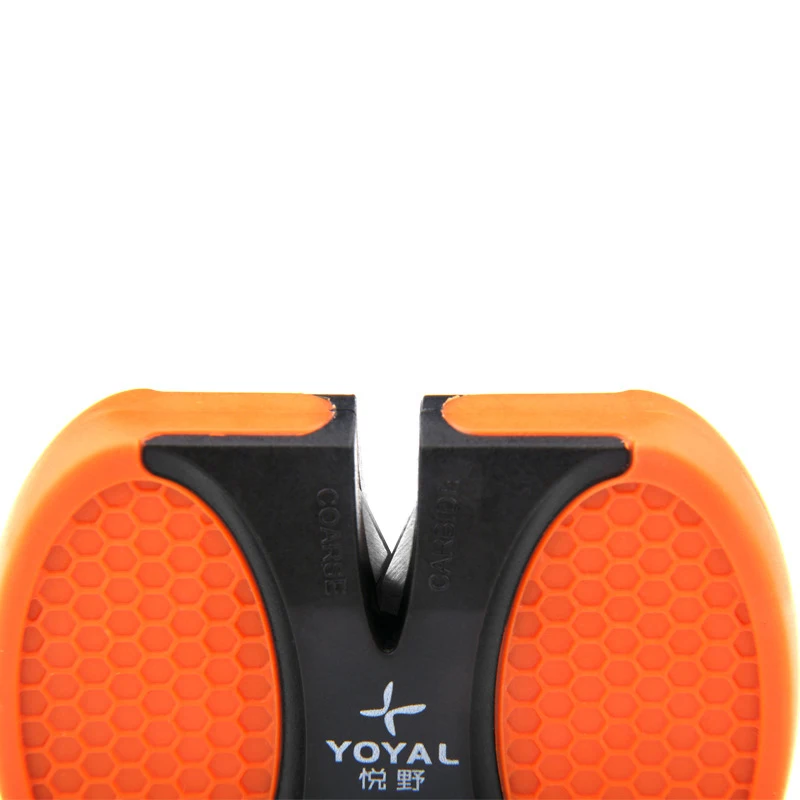 Mini Portable Knife Sharpening Tool Accessories Creative Butterfly Type Two-Stage Camping Pocket Knife Sharpener Kitchen Tools