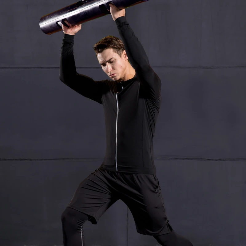 
Training & Jogging Wear Reflective Plus Size Track Jackets & Coats for Men 