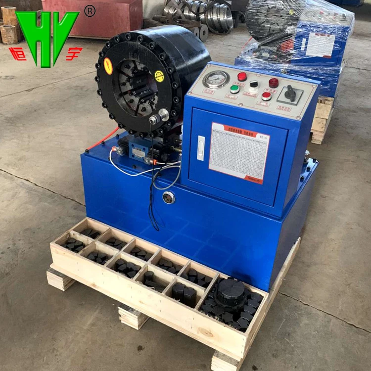 Hydraulic equipment hose crimper hydraulic hose crimping tool