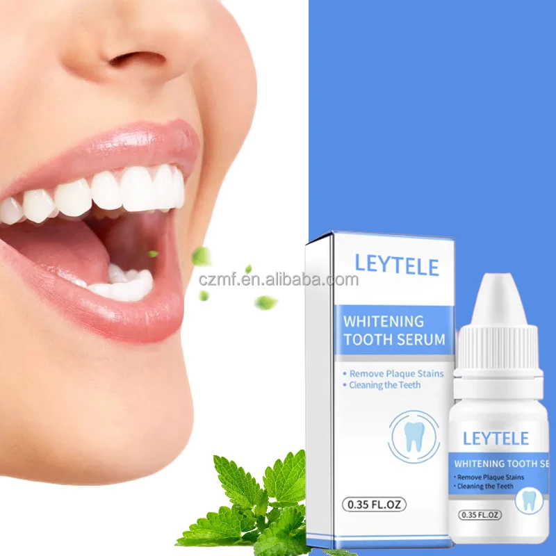 Custom Logo Private Label Professional Easy Fast Removes Plaque Stains Tooth Bleaching for Teeth Whitening Serum
