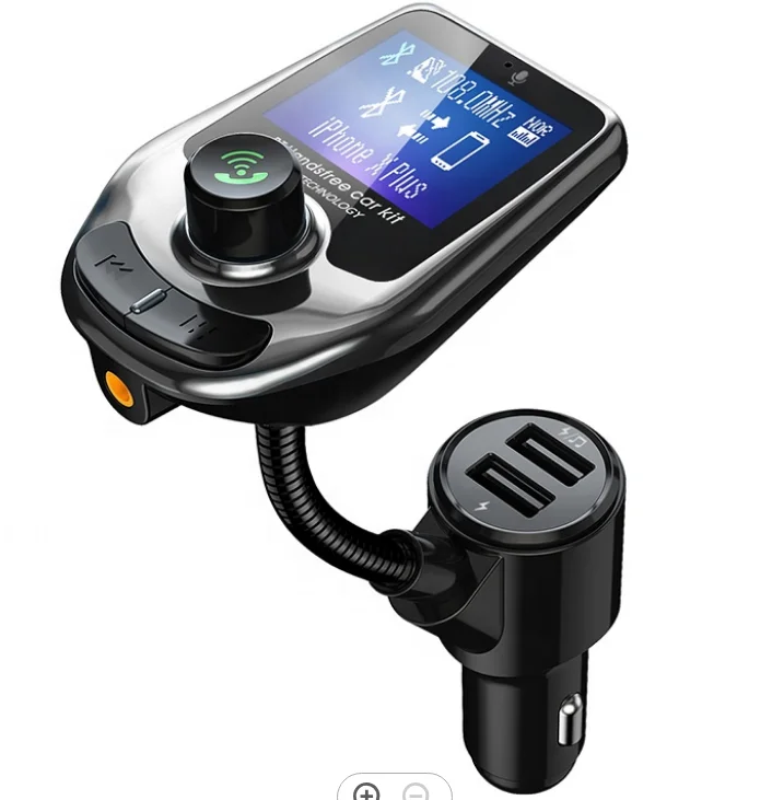 wholesale price D4 Dual USB car charger Hands-free MP3 Player Blue tooth FM transmitter for car