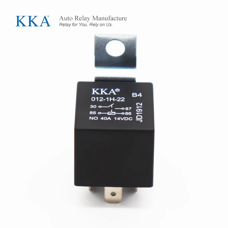 KKA-B4 30A/40A Универсальное автомобильное реле 12V 5pin, с металлическим кронштейном, JD1914 автомобильное реле