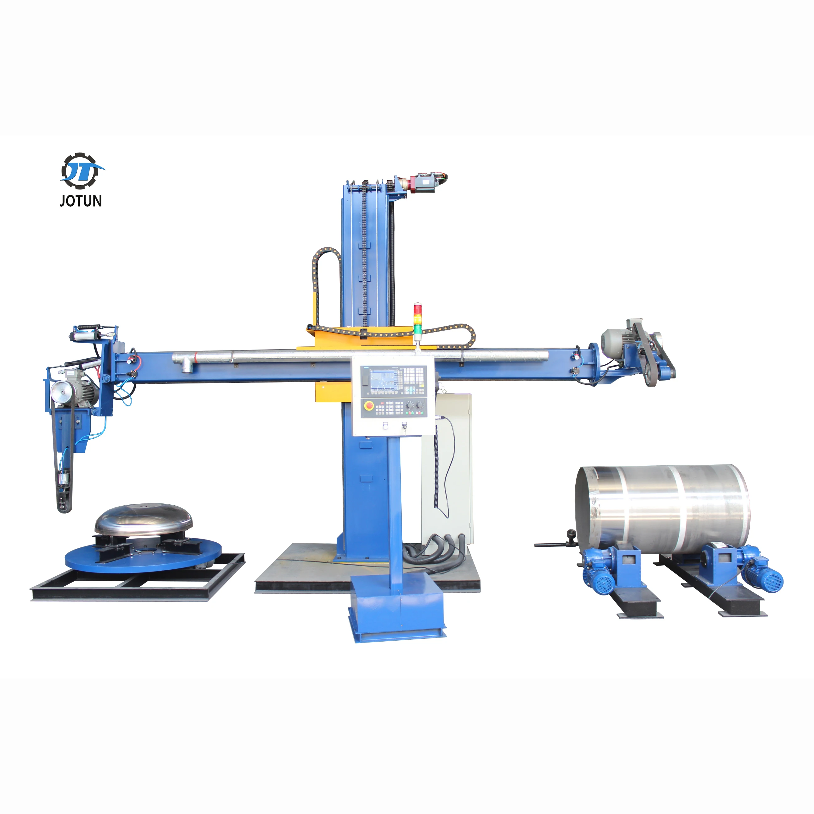 Ellipsoidal dish head Surface CNC control full automatic polishing machine for stainless steel