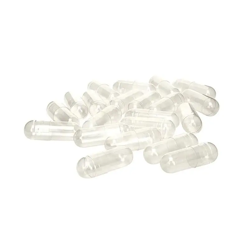 China export transparent vegetable capsule halal plant empty capsules size 00# 0#