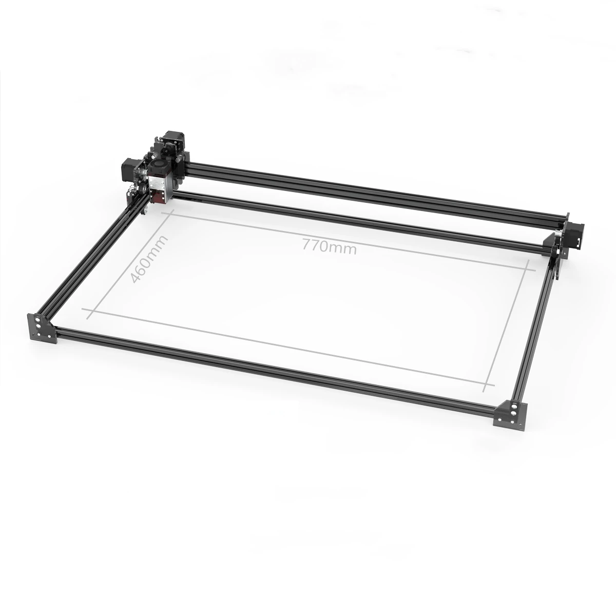 Профессиональный NEJE Master 2 Max 30 Вт/40 Вт Лазерный Гравер принтер 460*770 мм с GRBL, benbox lightburn