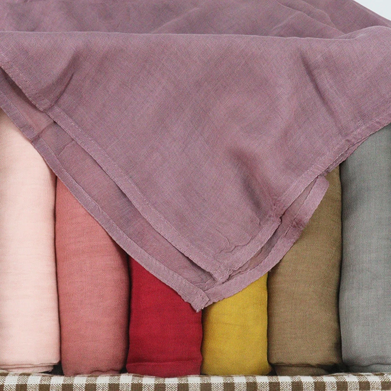 double stitching modal hijab shawls scarf for Muslim women bawl scarves hijabs Australia popular