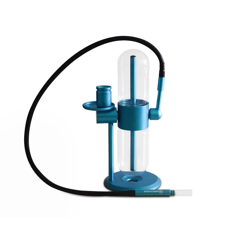 Stainless Steel Gravitybong Wholesale Hookah Pipe Heat Management System Accessories Burner Russian Gravity Hookah Rotation