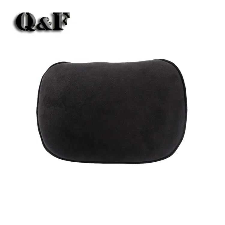 Custom Logo Comfortable Suede fabric Cervical and  Neck Car Seat Headrest Pillow for travel