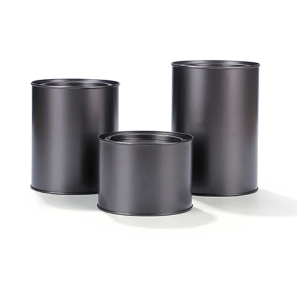 Оптовая продажа, безопасная для пищевых продуктов, крышка с герметичным рычагом, круглая жестяная банка для чая, 100 г, чайные жестяные банки серебристого, золотистого, красного, черного цветов, 99 х145 мм