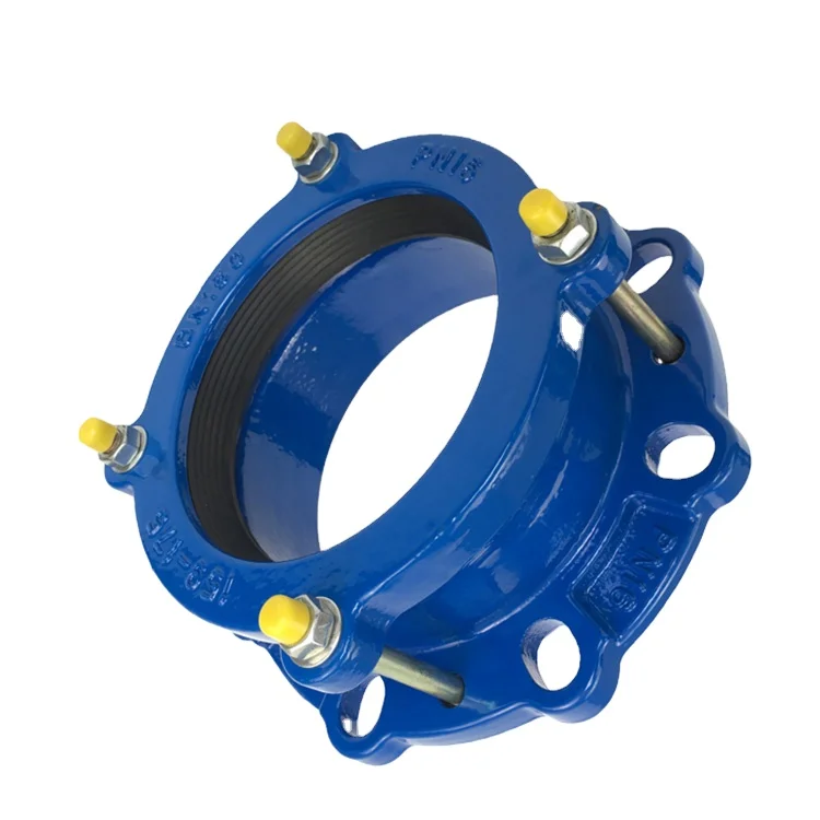 Wide range cast iron universal coupling fitting hdpe pipe flange adaptor price