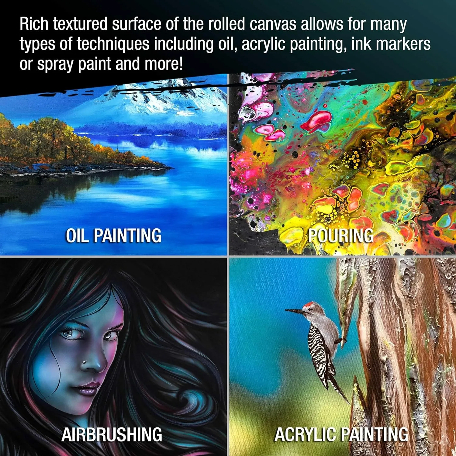 White Primed Cotton Canvas Roll For Painting Painting Fiber Matte Digital Chemical Stretch Canvas Solvent Roll Eco Printing