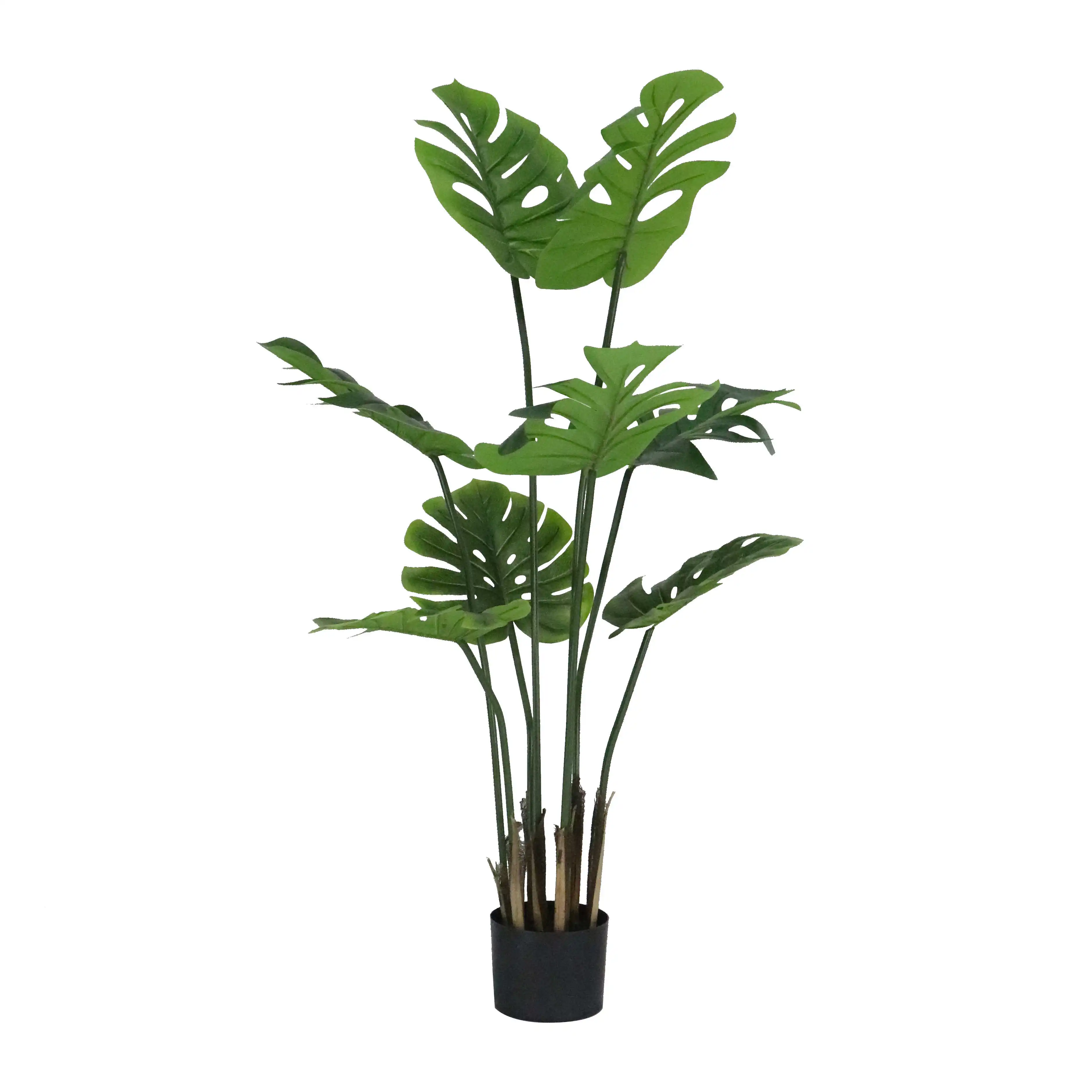 Быстрая доставка, Всесезонная имитация деревьев бонсай, горшок для деревьев, монстера восхитительная