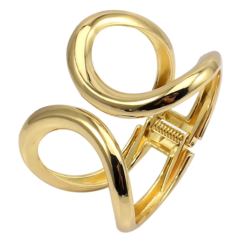 New Arrival Simple Punk Cuff Bracelets & Bangles Summer Statement Gold Color Metal Pulseiras Present Jewelry
