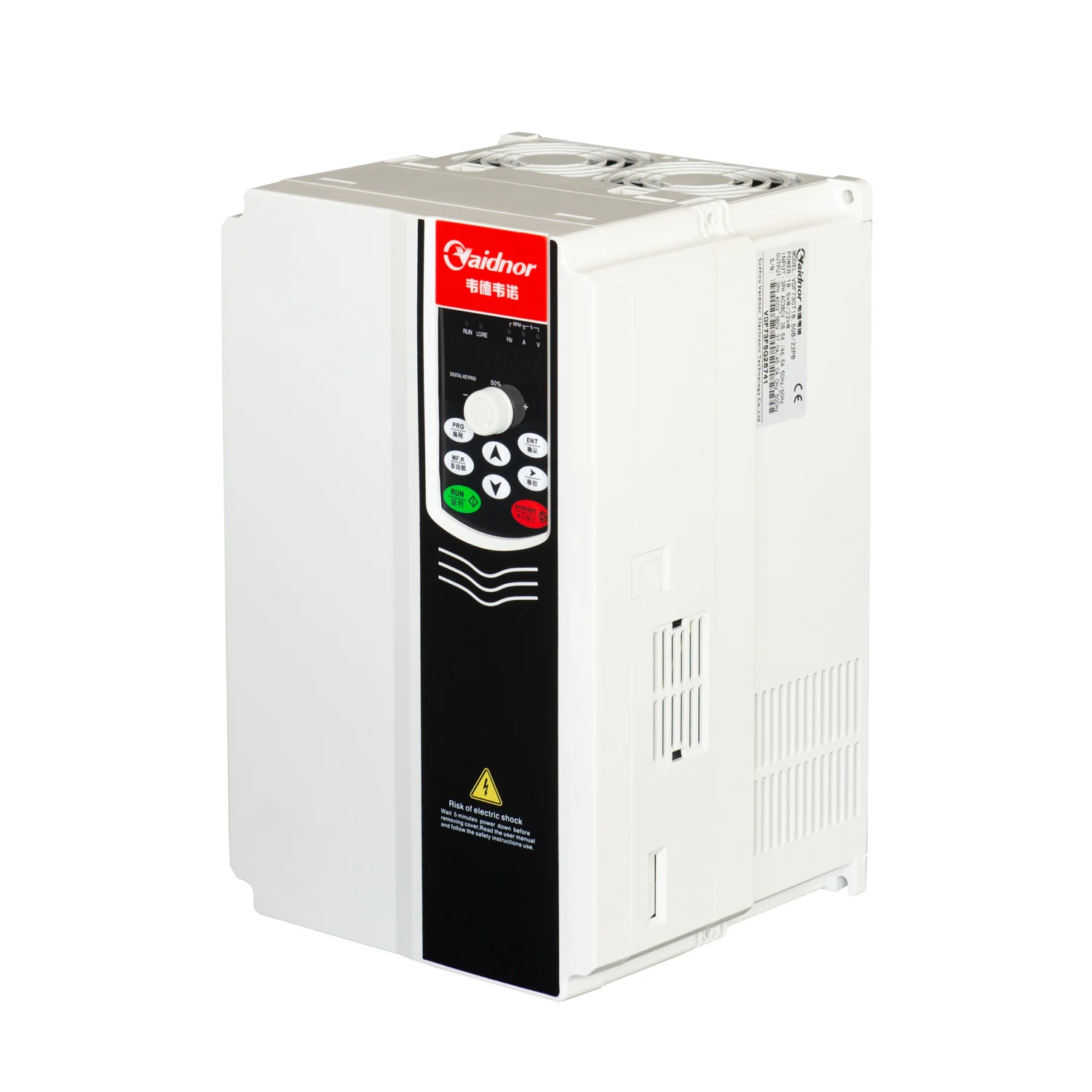 Independent air duct design AC drive  Vector control 15kw 32A 3 phase Variable Frequency Drive