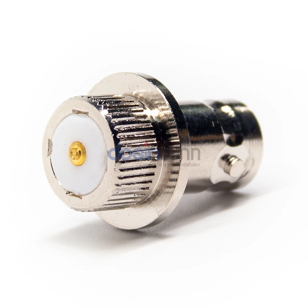 Manufacturer 50ohm Copper Stainless Steel RF Straight Female Jack BNC Connector