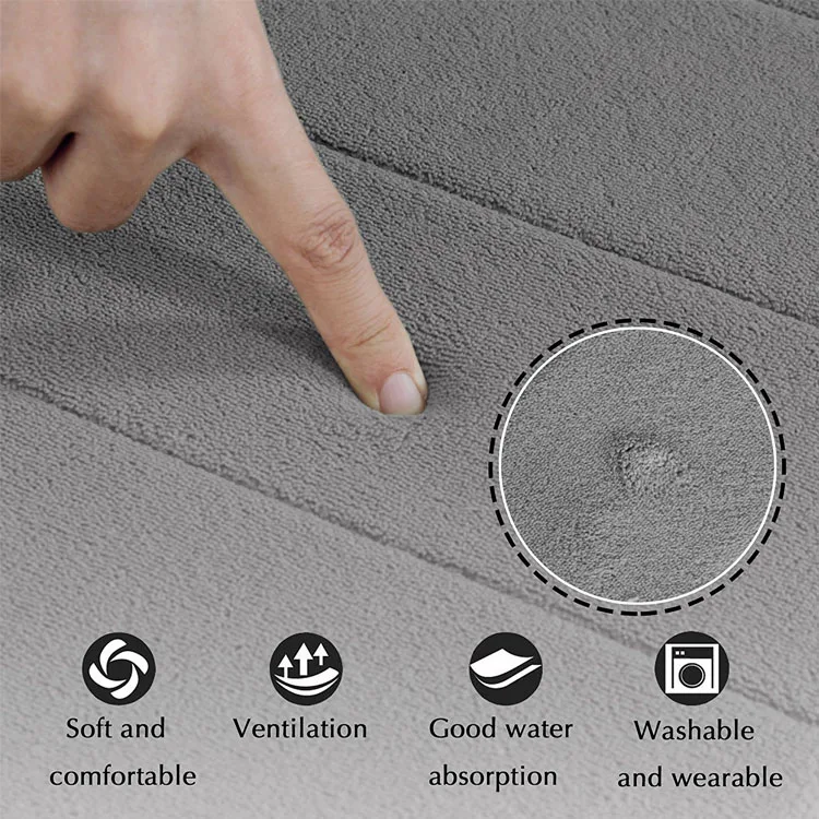 Luxury Modern Non-Slip Bathroom Mat Rug Set Bath Mats For Bathroom Sets