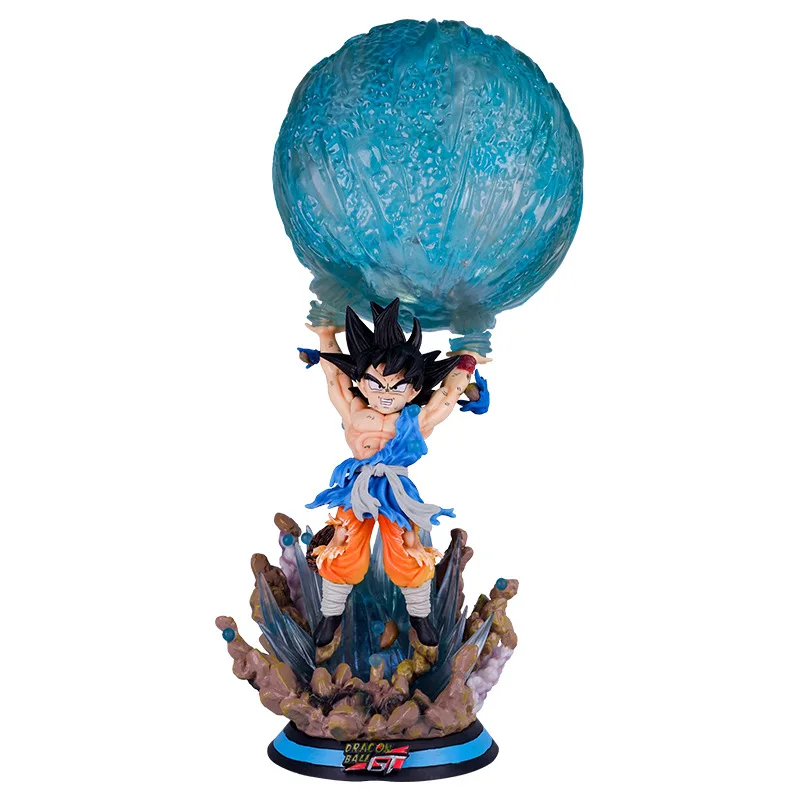 Botu DBZ Goku Dragon Balls Anime Figures Collectable GK Dragons PVC LED Light Glow Action Figure Anime Lover Gifts Ornaments
