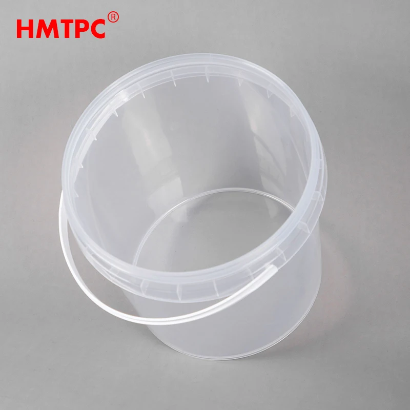 Bucket Food Container Colorful Plastic for Peanut Butter PP Wholesale Food Grade Round 300ml  Plastic Bucket with Lid