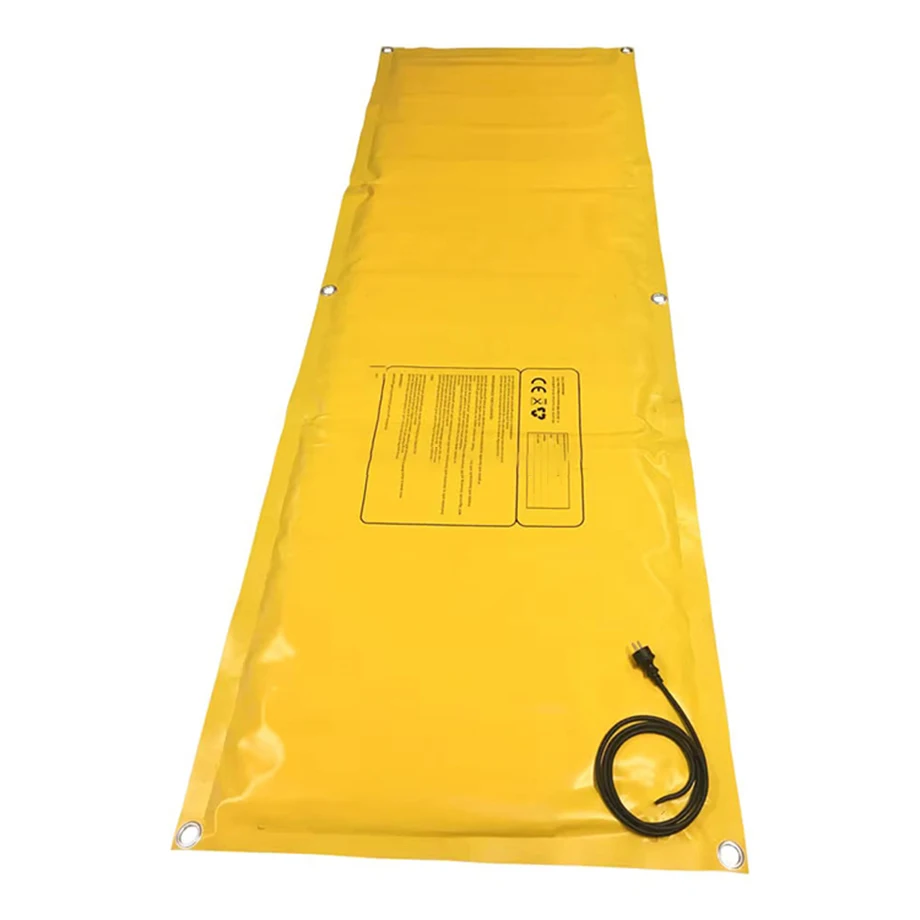 Custom Flexible Silicone Rubber Heating Pad Silicone Heating Blanket Silicone Heater Mat  for Industrial Equipment